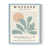 Blue Single Picture Framed