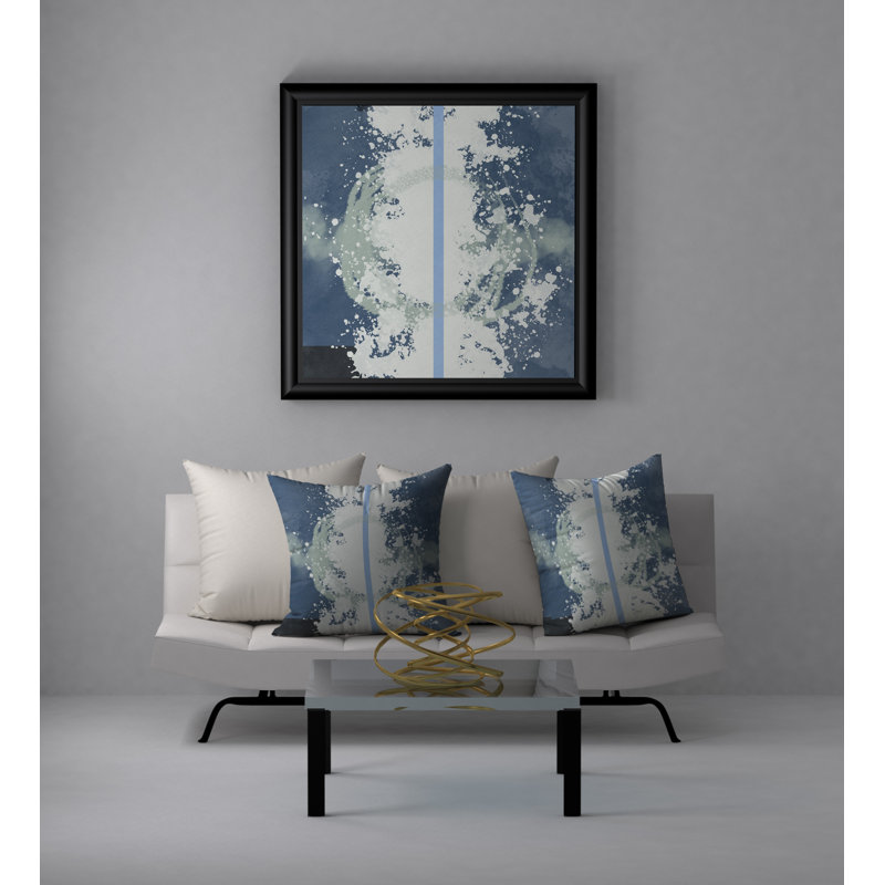 Housse de coussin décoratif carrée à motif spectaculaire savoureux , H 24 po x l 24 po