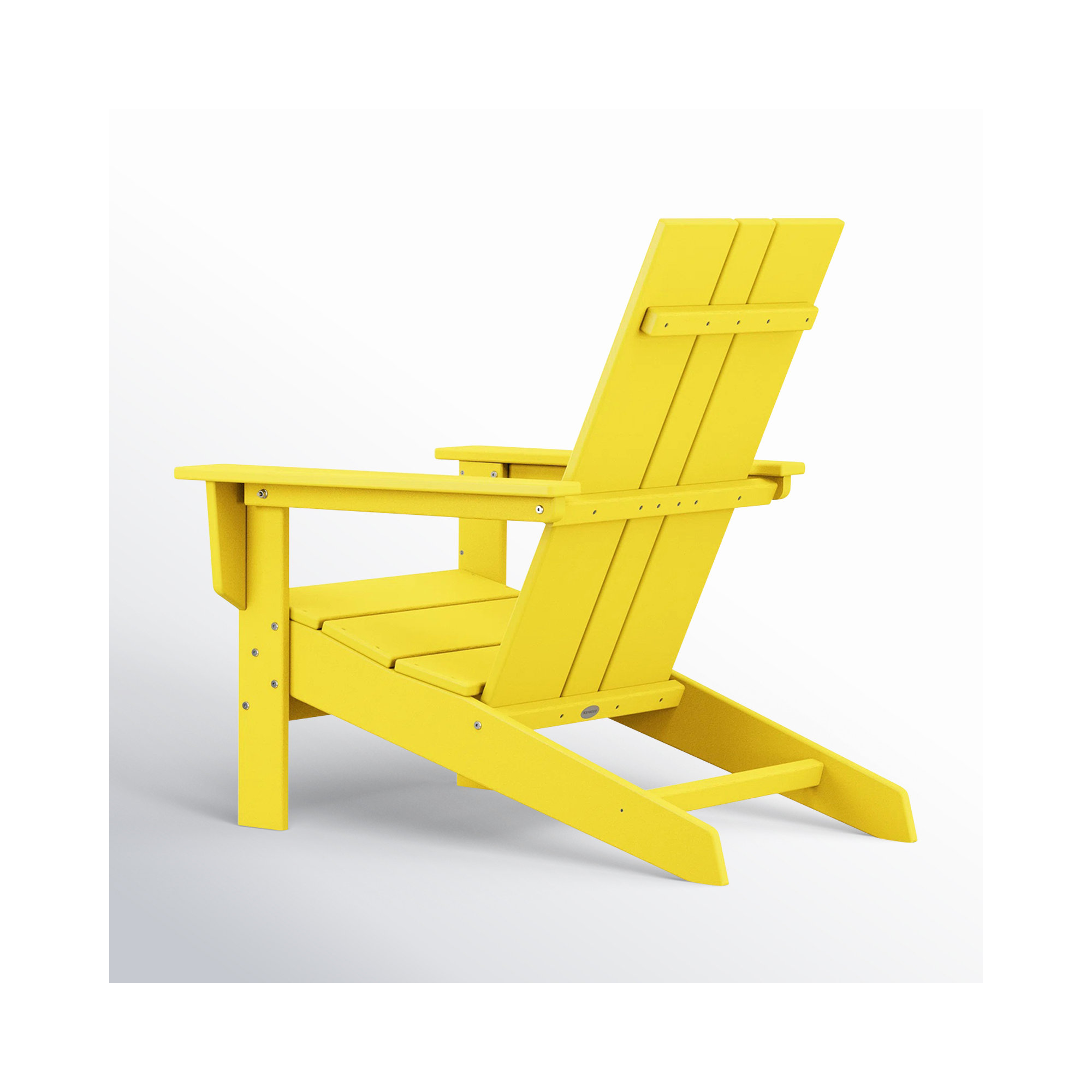 POLYWOOD x AllModern Plastic Adirondack Chair, Lemon