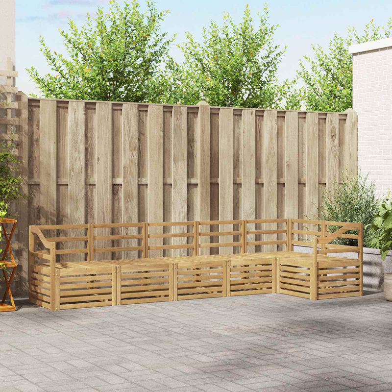 304cm Wide Patio Sectional Set