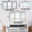Minimalisme, ciel nuageux paysage II - ensemble d'art mural sur toile ciel-107744868-107744873