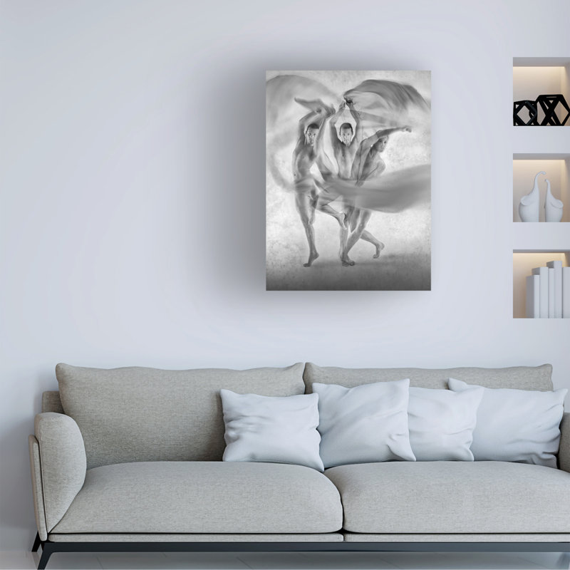 Art sur toile Pauline Pentony MA Motions, H 19 po x l 14 po