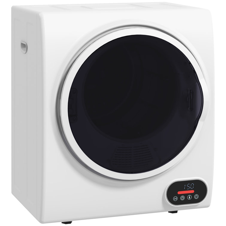 HomCom 1.5 Cubic Feet Vented Electric Stackable Dryer