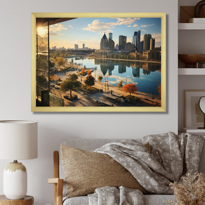 «Detroit Motor City I - Detroit», reproduction sur toile