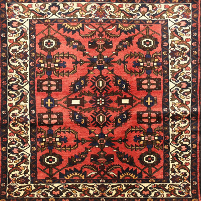 Tapis oriental rouge / beige