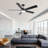 Katlain Ceiling Fan with LED Lights