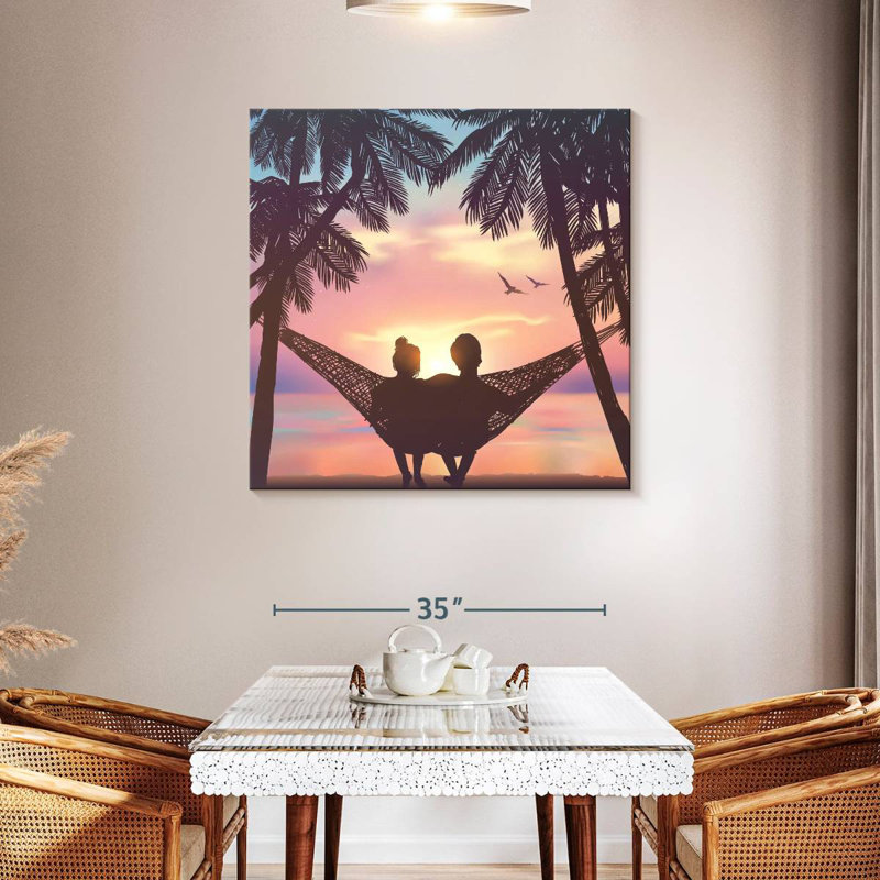Hardie Beach Couple Silhouette