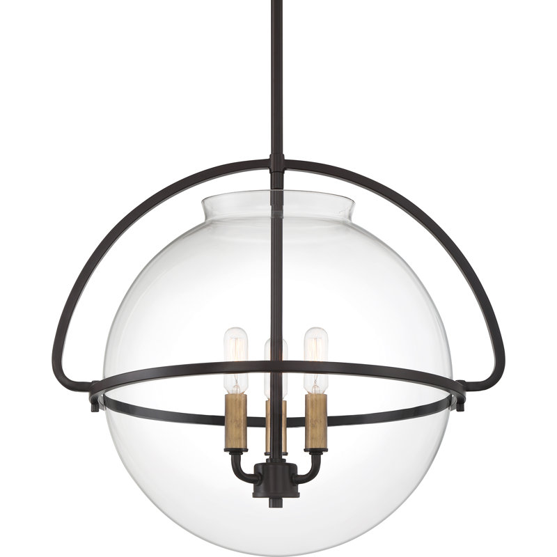 Luminaire suspendu sphère 3 lumières