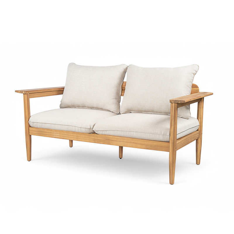 Terassi Outdoor Acacia Wood Loveseat