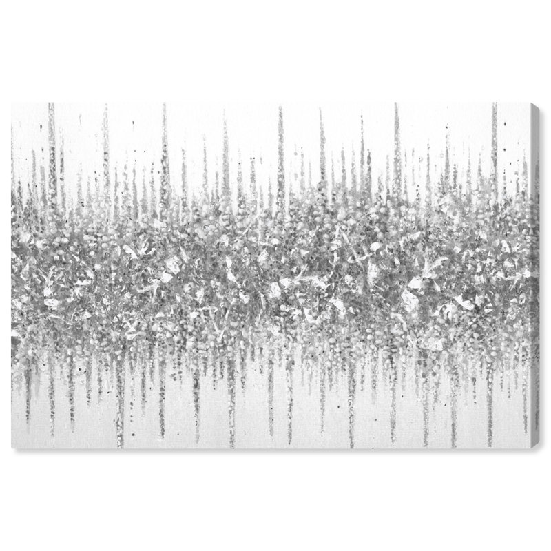 «Grey Lines Inspo», art moderne noir et blanc par Art Remedy, Toile tendue, H 36 po x l 54 po