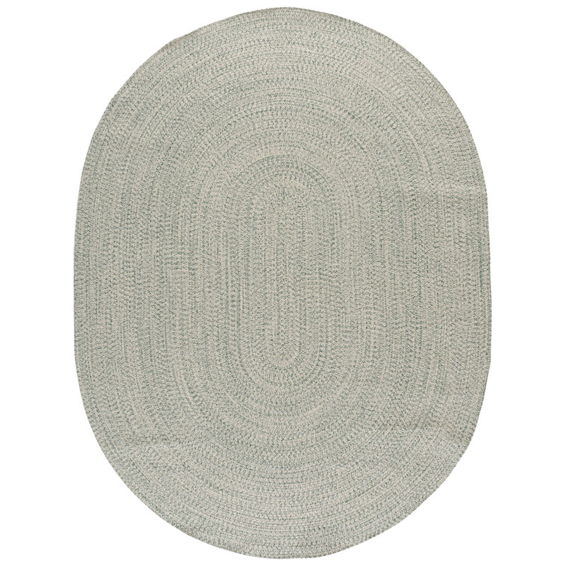 Margaree Braided Hand Woven Performance Machine Washable Abstract Rug, Oval 8' x 10'