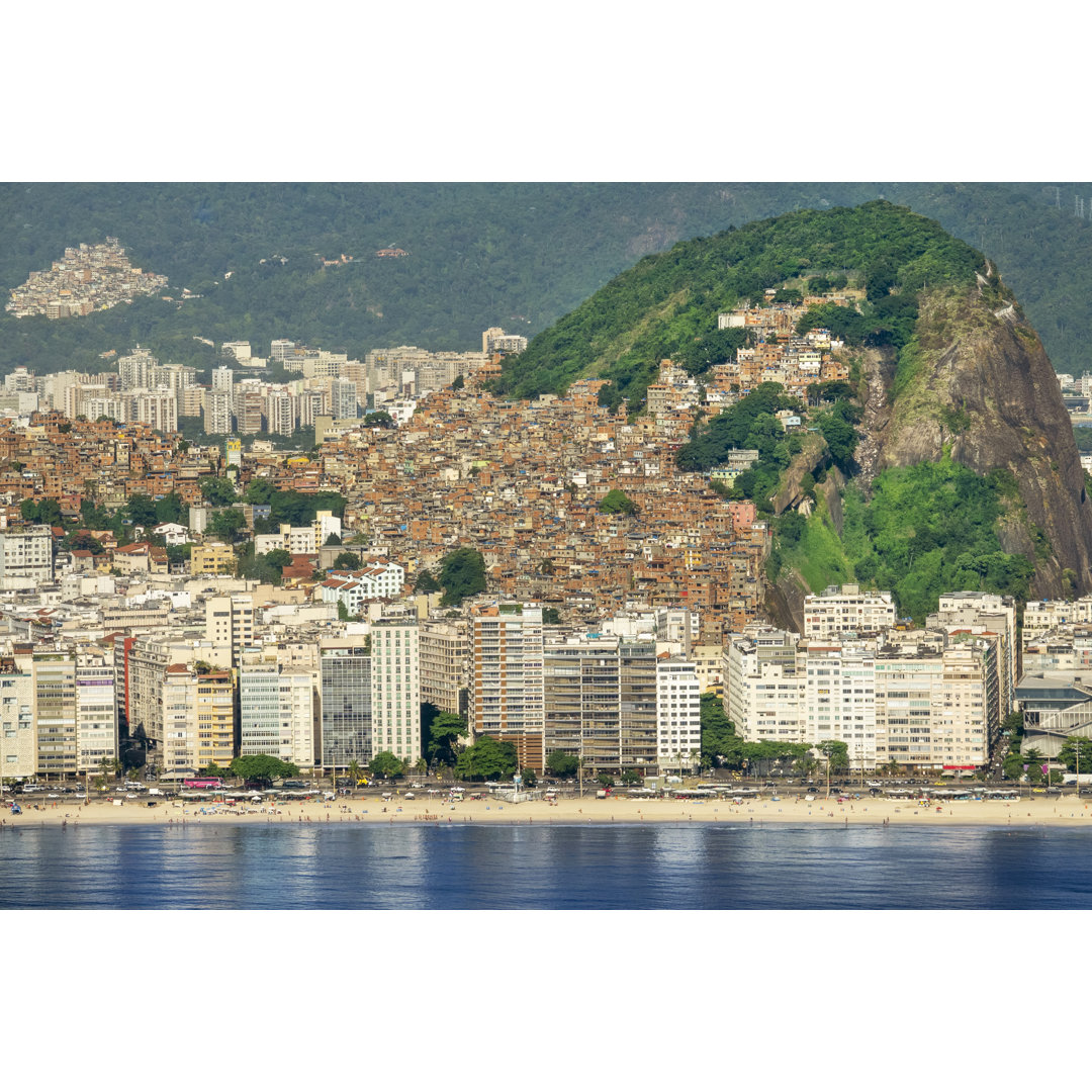 Rio De Janeiro von Luoman - Druck auf Leinwand ohne Rahmen