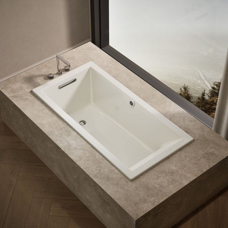Baignoire de trempage 60 po. X 30 po., Biscuit