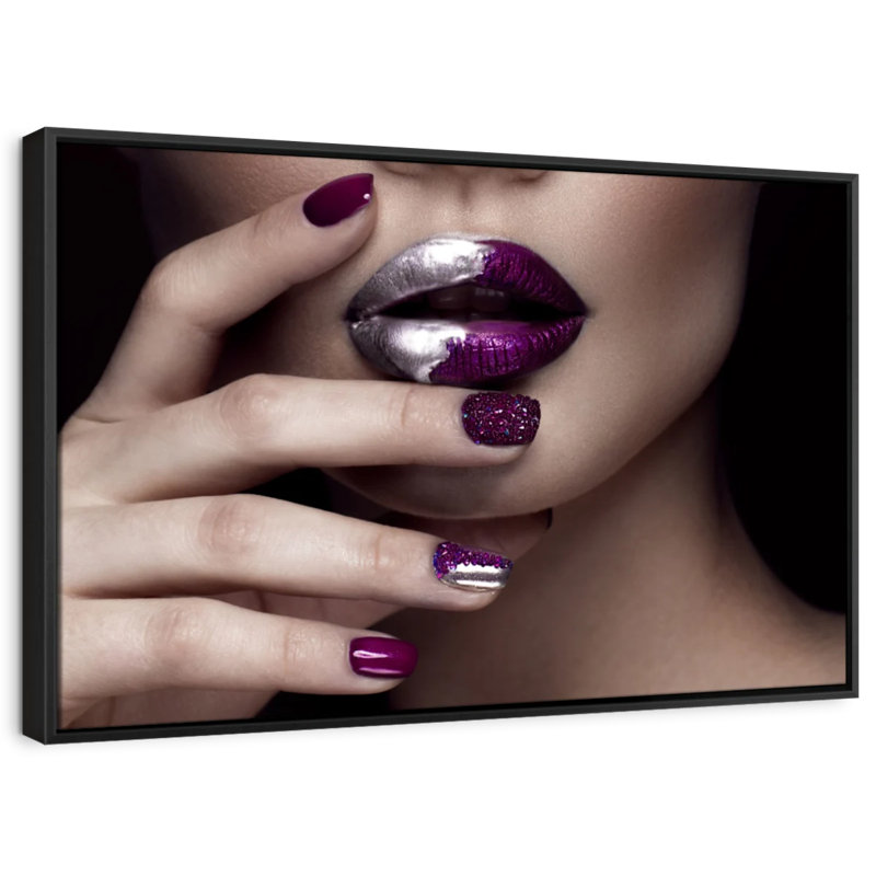 «High Fashion Nails Wall Art», H 9 po x l 13 po