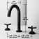 Jewel 9 in. H 2-Handle High-Arc Widespread Bathroom Faucet with Cross Handles