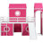 Pink Twin Loft Bed With Slide, Tent, And Tower - Solid Pinewood , Unique Design, Semi Enclosed Under Space Made From Pine Elements, Play-259194033