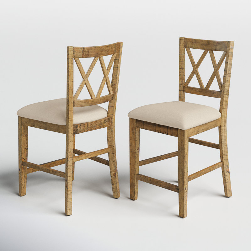 Tabouret de comptoir 24,8 po Maxine, Brun