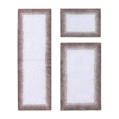 Ensemble de tapis pour salle de bain 100% coton 3 pièces Benine