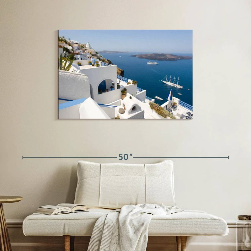 Gillard Santorini Coast, 26" H x 39" W