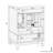 24" Bathroom Vanity With Ceramic Sink-1356134264