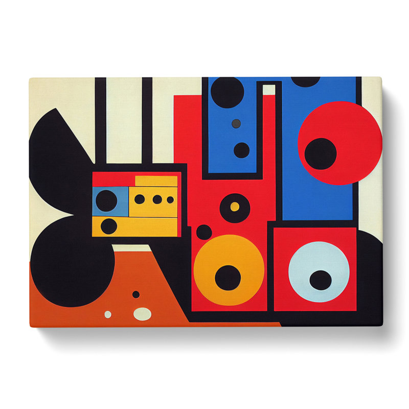 Boombox Abstract Vol.2 - Wrapped Canvas, 35cm H x 50cm W x 3cm D