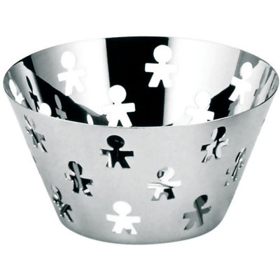 Alessi Girotondo Stainless Steel Fruit Bowl