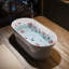 59" X 28" Freestanding Soaking Acrylic Bathtub