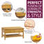 Odwyer Four Leg Coffee Table with Storage