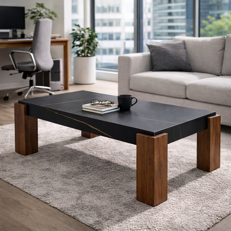 Table basse Belmont Belmont, Noir, Brun