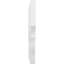 Garniture de sol en PVC de qualité architecturale H 8 po x P 5/8 po x L 48 po Frederic-37809631