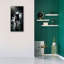 «Black Leopard Catwalk» par Rey Klimt, art mural sur toile-1713792179