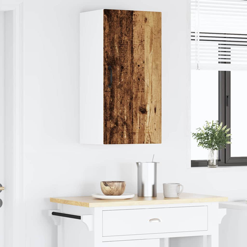 Vidaxl Kitchen Wall Cabinet Smoked Oak 50 X 31 X 80 Cm Engineered Wood