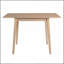 Table de salle à manger extensible de 29 à 45 po pour 4 personnes, table de cuisine pliante avec pieds en bois d'hévéa, table de salle à manger peu encombrante pour le salon, la cuisine, la salle à manger et le petit espace (table seulement)-1140499350