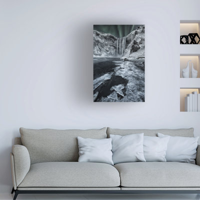 Lior Yaakobi Skogafoss Falls Canvas Art