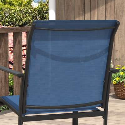 Outdoor Stackable Textilene Dining Chair