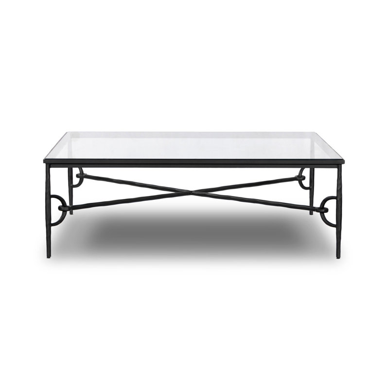 Single Coffee Table, Tempered Glass