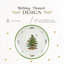 Spode Christmas Tree Melamine Rd Platter 14"