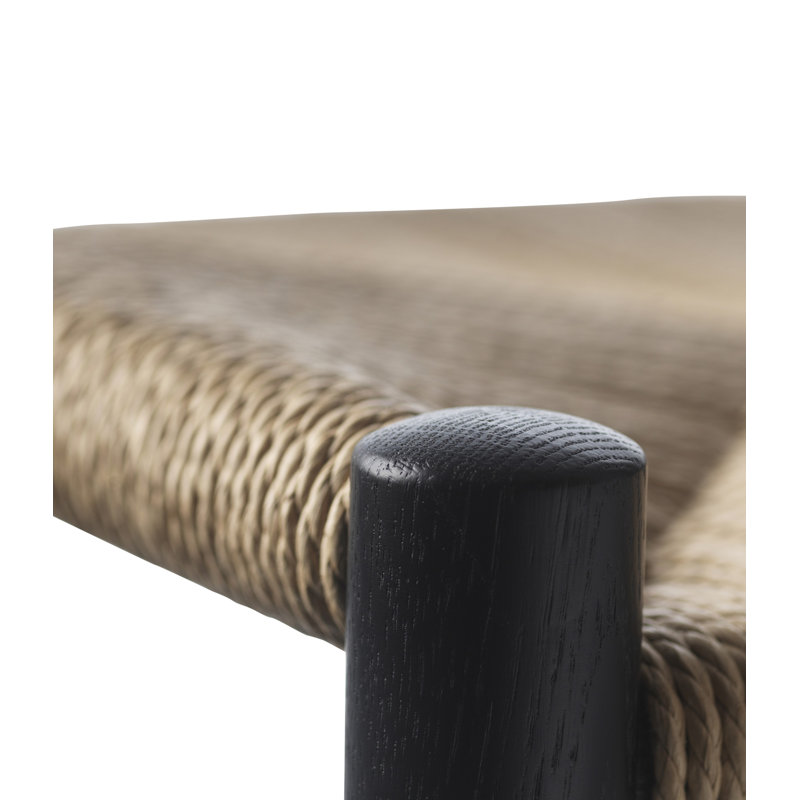 J164C by Jørgen Bækmark, Bar Stool (31"Seat Height), Black