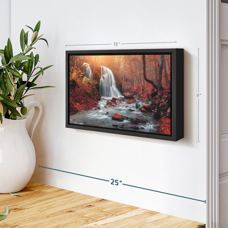 Bien-être «Waterfall In Autumn», H 13 po x l 9 po