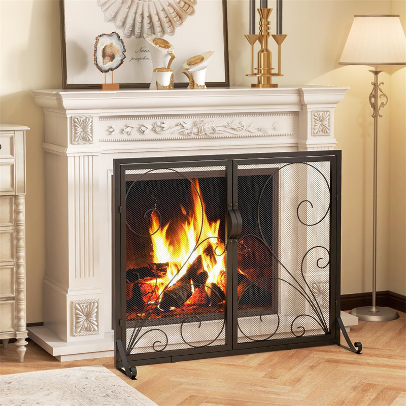 Krebs Metal Fireplace Screen