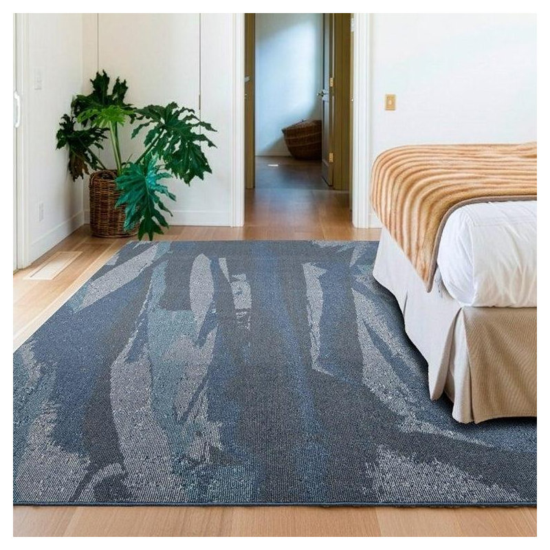 Goma Washable Rug, 7'8" x 10', Pool