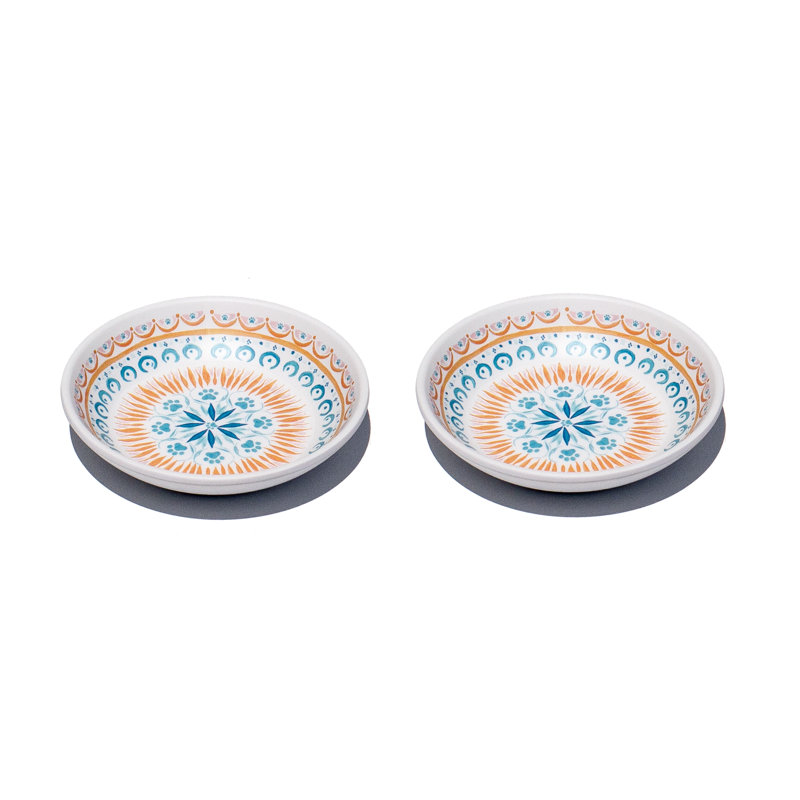 Multicolore soucoupe pour animal de compagnie Boho Kitty
