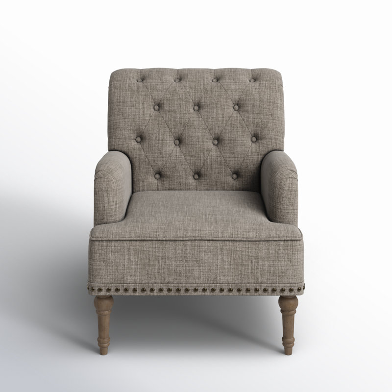 Fauteuil Wilkey, Mélange de polyester gris