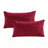 Pleated Velvet Lumbar Pillow Covers-506011736