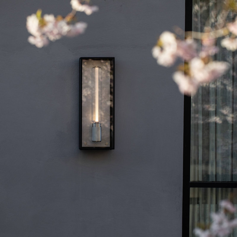 Stainless Steel Wall Light, Brass