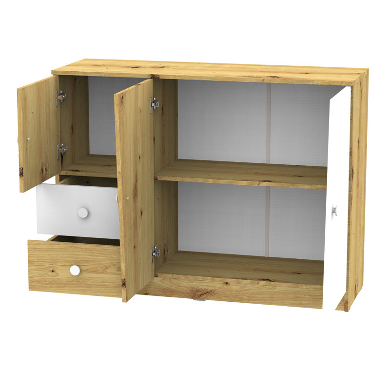 Nantes 120cm Sideboard, Matt White