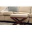 Pouf Porto en similicuir — Crème-1476909960