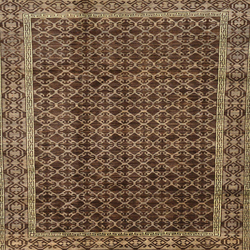 Tapis abstrait moderne 300, Carré 8 pi