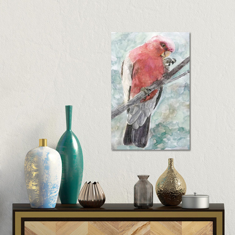 Tropic Parrot I by Stellar Design Studio - Wrapped Canvas Gallery-Wrapped Canvas Giclée, 45.72 cm H x 30.48 cm W