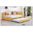 Upholstered Daybed with Trundle – Linen Sofa Bed – No Box Spring, Multi-Functional for Bedroom/Living Room-512544599